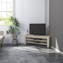 Hanah Home Soporte de TV Corner - Travertino